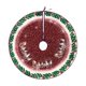 thumbnail image 2 of Falda de poliéster colorida para árbol de Navidad | 90 cm/35,4 pulgadas, con estampado de muñecos de nieve y copos de nieve | Decoración navideña reutilizable para fiestas en casa o en la oficina, 2 of 5