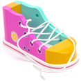 thumbnail image 1 of Cool Kicks Pink Lacing Shoe, 1 of 1