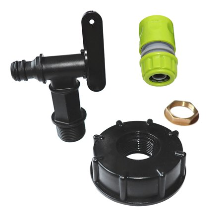 TOP-MAX IBC Adapter Hose End Connector 3/4 BSP Water Butt Rain Barrel Connector Tap Connector