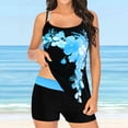thumbnail image 2 of Betiyuaoe Women's Tankini Swimsuits Large Bikini Set Digital Print Suspender Beach Split Bathing Suits, 2 of 4