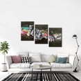 thumbnail image 2 of HFDF 3 Pieces Graffiti Wall Art Handshake Graffiti Art Graffiti Decor Graffiti Wall Art Canvas Street Graffiti Art Colorful Canvas Wall Art for Bedroom Living Room Ready to Hang (x3) 12x18inch Framed, 2 of 5