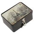 thumbnail image 3 of Kearding Elegante caja de almacenamiento de la Torre de metal de hojalata con cerradura Colección Vintage Organizadores de utensilios de cocina, 3 of 6