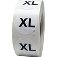 thumbnail image 1 of White Circle XL Clothing Stickers | 0.75" Inch Round | 500 Pack, 1 of 1