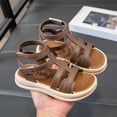 thumbnail image 5 of HGIEYS Girls Summer Sandals, Hollow Breathable Bow Decor Closed Toe Shoes, Anti- Soft Sole Hook and Loop Casual Beach Sandals for Toddler Big Kids Girls 4-4.5 Years, 5 of 5