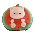 thumbnail image 2 of Cerdo de sandía de peluche, juguete de peluche, muñeco de animal de fruta, lindo y práctico accesorio fotográfico, decoración de fiesta cómoda para, 2 of 8
