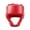Red-L, variant on Boxing Helmet Shock-absorbing Fine Workmanship Faux Leather Unisex Training Protect Headgear for Taekwondo