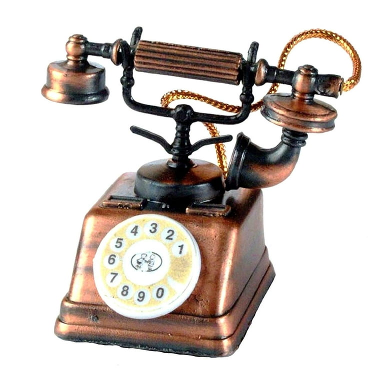 Old Time Tabletop Telephone Die Cast Metal Collectible Pencil Sharpener