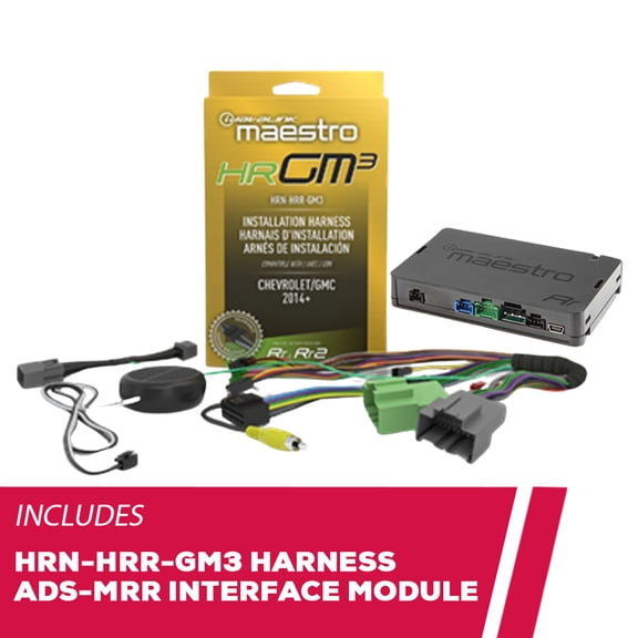 New iDatalink HRN-HRR-GM3 Radio Replacement Harness with ADS-MRR Interface Module