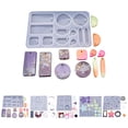 thumbnail image 3 of Earrings Casting Mold DIY Geometric Jewelry Silicone Mold Earrings Resin Mold, 3 of 8