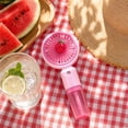 thumbnail image 5 of Portable Handheld Mini Fan, Neck Fan, 4000mAh Desk Fan, 180° Adjustable, 6 Speed Wind, Display Electricity in Real Time, USB Rechargeable Foldable Fan, Quiet Personal Fan(Pink), 5 of 8