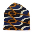 thumbnail image 2 of Holzkary Winter Hats for Men Women Beanie Warm Cuffed Soft Knit Outdoor Skull Cap Women Geometry Print Scarf Beanie Cap Casaul Outdoor Convertible Windproof Hats Navy One Size, 2 of 4