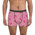thumbnail image 2 of Goofa Watermelon Printed Men's Boxer Briefs Underwear, Moisture-Wicking Underwear, Trunk,Soft and Breathable Cotton Underwear-Small, 2 of 9