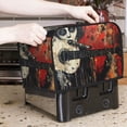 thumbnail image 7 of Pofeuu Abstract Skull Guitar Art Print Universal Two Slice Toaster Cover,Dust Cover, Toaster Cover Bread Machine Cover Fits for Most Standard 2 Slice Toasters, 7 of 7