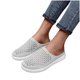 thumbnail image 4 of Zapatos de mujer para mujer, informales, diarios, con punta cerrada, plataforma, media pantuflas de malla Wmkox8yii ytu8955, 4 of 8