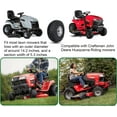 thumbnail image 3 of 15x6.00-6 Lawn Mower Tire and Wheel Front Tire Compatible with John Deere  Husqvarna Riding Mowers Lawn Tractors, 3 of 6