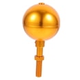 thumbnail image 3 of AURARMLET 1Pc Flagpole Finial Golden Aluminum Alloy Durable Weatherproof Topper for Flagpole, 3 of 5
