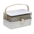 thumbnail image 4 of TOOYFUL Makeup Train Case Portable Makeup Bag Gift Beauty Tool Multifunctional Beauty Cosmetic Box Vanity Case for Toiletry Cosmetics white, 4 of 10