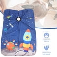 thumbnail image 4 of thinsony Kids Haircut Cape Cover Professional for Salon Perming Dyeing Rocket Pattern, 4 of 8