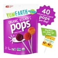 thumbnail image 2 of Yumearth Organic Vitamin C Pops Variety Pack, 40 Fruit Flavored Favorites Lollipops, Allergy Friendly, Gluten Free, Non-Gmo, Vegan, No Artificial Flavors Or Dyes, 2 of 5