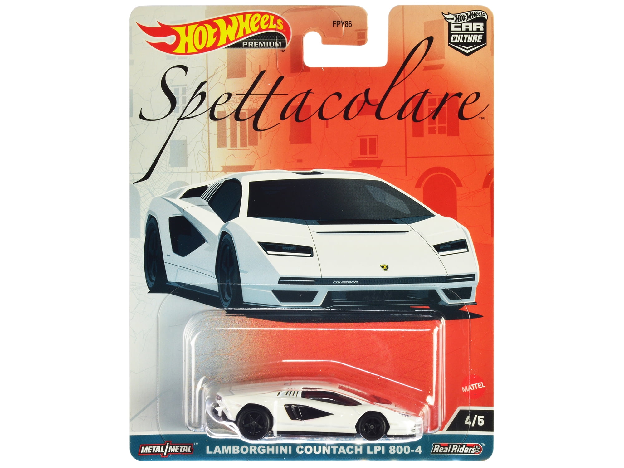 "Spettacolare" 5 piece Set "Car Culture" Series Diecast Model Cars by Hot Wheels