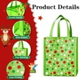thumbnail image 2 of 20Pcs Christmas Gift Bags with Handles Treat Bags Reusable Green Non-woven Gift Bag for Christmas Party Favors Supplies Holiday Celebrations, 2 of 6