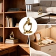 thumbnail image 7 of LAMIRO The Thinker Sculpture,Resin Figurine and Classic Statue for Home Decor.Ideal for Bookshelf,Coffee Table,Shelf Knick Knacks,Office & Living Room Gift for Adults, 7 of 7