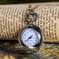 thumbnail image 4 of Reloj de bolsillo Vintage Roses Reloj de bolsillo de cuarzo con cadena, reloj de bolsillo con números romanos, 4 of 5