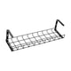 thumbnail image 4 of Bandeja organizadora de alambre debajo del escritorio, tabla para trapear, cesta colgante, montaje múltiple Negro, 4 of 9