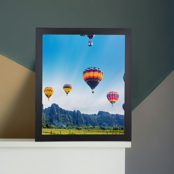 OUNONA  5 Pcs Wall Photo Frame Collage Picture Frames for Ornate Black