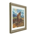 thumbnail image 6 of The Pioneer Woman Frank Tenney Johnson "An Idle Dreamer" Framed Western Wall Art Print, Cowboy and Horse Landscape Artwork, Matted Rustic Ranch Decor, Ready to Hang Framed Art for Living Room, 6 of 9