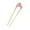 Pink, variant on Metal French Hair Pins - U Shaped, for Thick Hair, All Hair Types