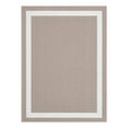 thumbnail image 3 of Unique Loom Decatur Collection Area Rug - Border (7' 5" x 10' Rectangle Taupe/Ivory), 3 of 7