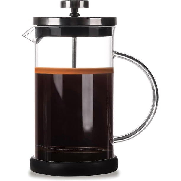 French Press Coffee Maker - 5 Cups - 600ml Cafetiere Piston, French Carafe for Filter Coffee, Espresso and Tea Maker with Triple Filters, Dishwasher S