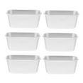 thumbnail image 4 of GOOHOCHY 6Pcs Chiffon Cake Baking Mold Silver Rectangular Non-Stick for Home Use, 4 of 8