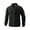 Black-L, variant on Men's Fleece with Lining, Zip-Up Windbreaker Coat & Pockets