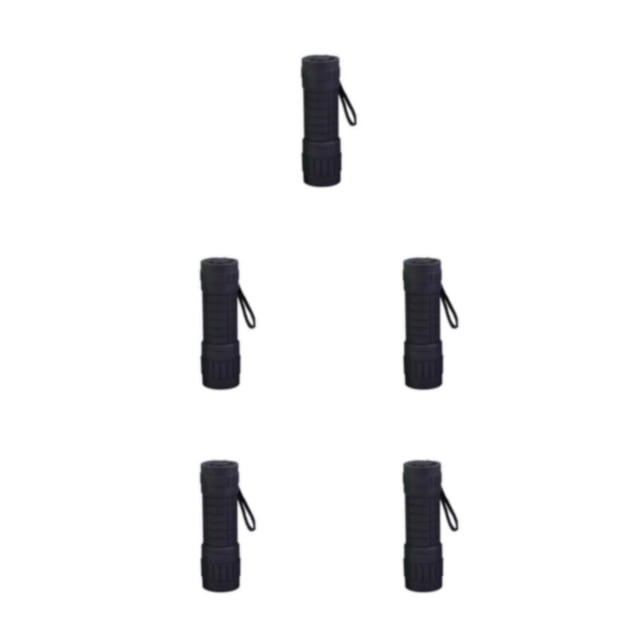 Naiovety Juego de linterna duradera ABS para aventuras de camping y senderismo, esencial para los entusiastas del aire libre, linterna LED negra Type2 NO2