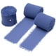thumbnail image 1 of Nvzi Regalos, flores, cintas para envolver regalos, cintas de gasa con bordes sin rematar rasgadas a mano, tiras de tela de seda para decoración de moños de cinta (azul piedra preciosa), 1 of 5