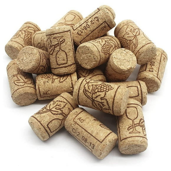 Wine Corks, Wooden Cork Wine Bottles Cork for Natural Corks for Wooden Wine Corks for DIY, Decoration and Hobbies,30 * Wine bottle stopper,Wood color