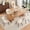Beige, variant on Sailvan Black Dining Chairs Set of 2, Leather Dining Room Chairs, Modern Kitchen Chairs With Cushion Seat, Mid Century Style Living Room Chairs With Adjustable Metal Legs, Easy Assembly