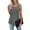 Gray, variant on Gyouwnll Womens Tops Tank Tops For Women Sleeveless Lace Active Tank Tops Ruffle Loose Tunic Blouse Shirt Blouse