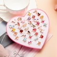 thumbnail image 2 of 36PCS Girls Jewel Ring Set Decorative Adjustable Rings Dress up Ring with Case, 2 of 10
