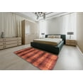 thumbnail image 4 of Ahgly Company Indoor Rectangle Abstract Bright Orange Abstract Area Rugs, 2' x 4', 4 of 6