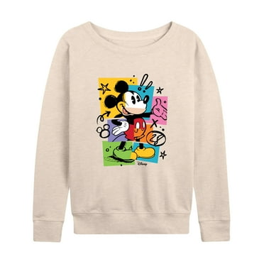 Disney - Mickey Sketch - Women's Lightweight French Terry Long Sleeve Shirt