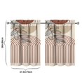 thumbnail image 4 of Vintage Modern Abstract Geometric Lines Boho Tier Cafe Curtains for Bathroom Living RV Rod Pocket Window Drapes 36 Inch 2 Panels Set 28"x36" 2 Panels Window Treatment Tiers, 4 of 4