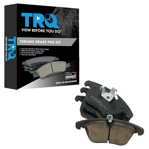 TRQ Front Ceramic Brake Pads Fits 2017-2019 Jaguar XE BFA19040