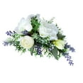 thumbnail image 1 of Peineta de flores para tocado, tela, suministro floral Blanco verde, 1 of 9