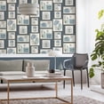 thumbnail image 4 of Fine Décor Krasner Blue Gallery Wallpaper, 20.5-in by 33-ft, 56.38 sq. ft., 4 of 5