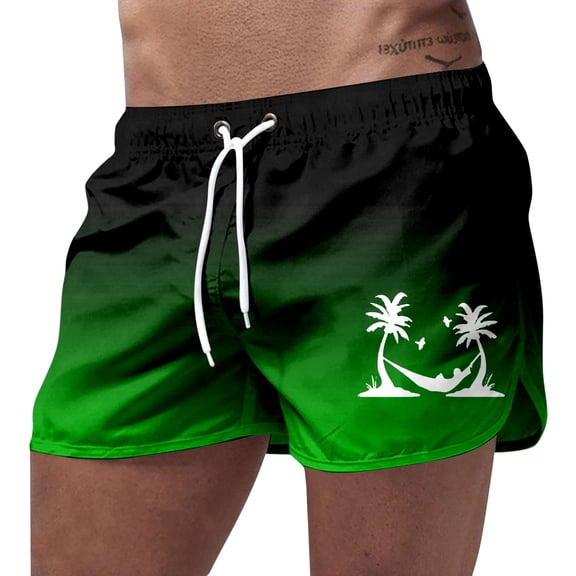 Kcolen Swim Trunks Men 9 Inch Elastic Waist Drawstring Men Swim Shorts Light Mens Bathing Suit 9 Inch Inseam Beach Summer Swimwear