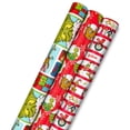 thumbnail image 1 of Hallmark Dr. Seuss Grinch Christmas Wrapping Paper Bundle with Cut Lines on Reverse (3 Rolls: 60 sq. ft.), 1 of 8