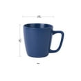 thumbnail image 6 of Mainstays Alessandra 14oz Matte Blue Stoneware Solid Mug, 6 of 7